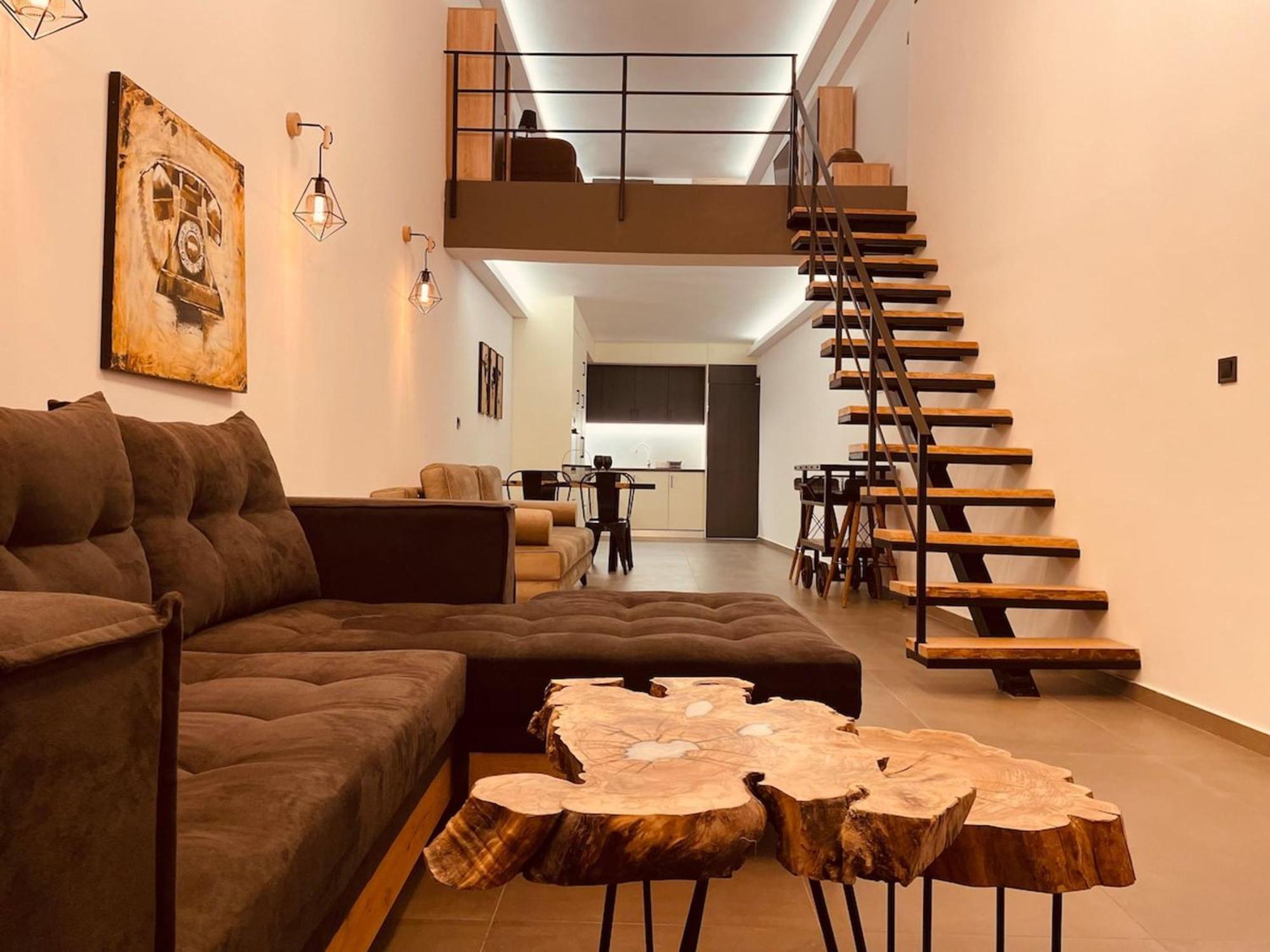 Loft Athens -Nomad Friendly # Superhost Hub#アパートメント エクステリア 写真